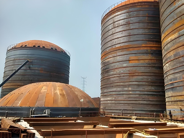 禹王台焦粉钢板仓